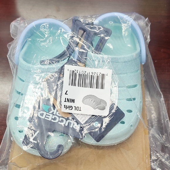 Rugged Shark Other - Kids Mint Clogs